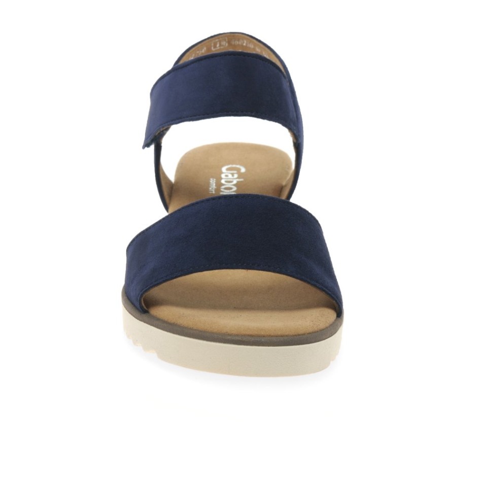 Gabour | Sandales Exclusives Raynor Pour Femmes En Daim Bleu Foncé